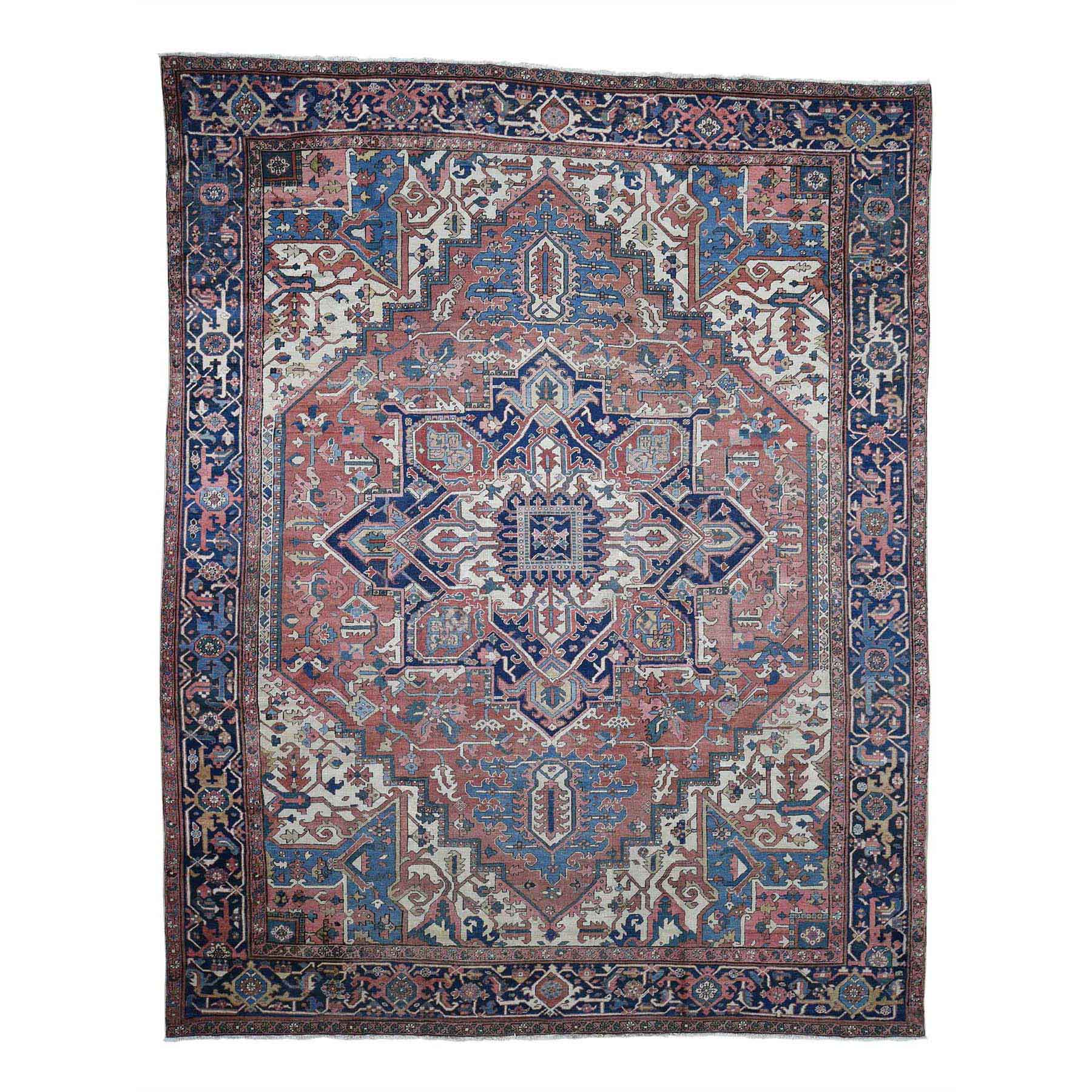 Casual Wool Hand-Knotted Area Rug 10'1